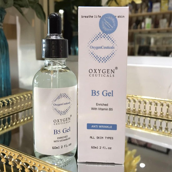 [OXYGEN]Serum Vitamin B5 tái tạo, phục hồi, chống lão hoá Oxygen Ceuticals B5 Gel Hàn Quốc 60ml