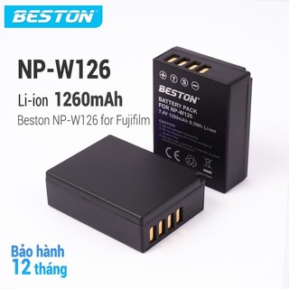 Bộ Pin NP-W126 1260mAh + Sạc Beston Dùng Cho Máy Ảnh Fujifilm X-T20 X-T10 X-T100 X100F X-H1 X-T3 X-T2 X-T1 X-A5 X-A3
