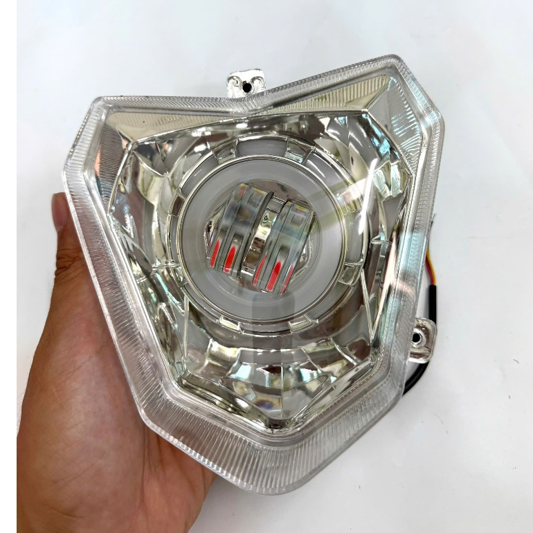 Chóa đèn xe điện Xmen pha bi cầu siêu sáng Cực Hót