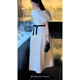  Váy dự tiệc KHUE HOUSE Margaux tay bồng xoè chất liệu Tafta cổ điển - KH-V9 