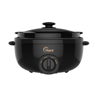 Nồi nấu chậm-nồi kho cá hare dung tích 3,5L công suất 170w-lòng sứ tráng men an toàn cho người sử dụng