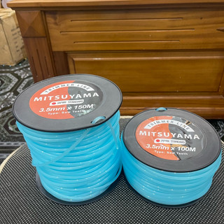  150 Mét Cước Cắt Cỏ Vuông Xanh Ngọc MITSUYAMA 3,0-3,5-4,0 mm Nhật Bản 