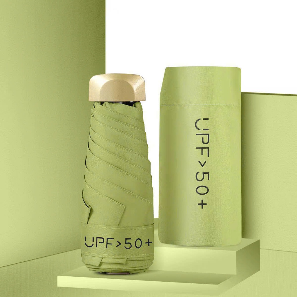 Ô Gấp Gọn Mini, Ô Đi Mưa, Nắng, Chống Tia UV, Chống Thấm Gấp Gọn Tiện Lợi