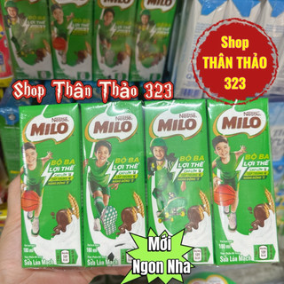 Mới - Sữa Milo Lúa Mạch Nestle (1 Lốc x 4 hộp)
