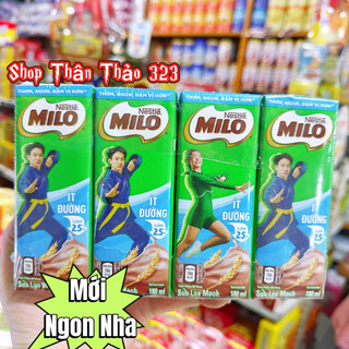 Mới - Sữa Milo Lúa Mạch Nestle (1 Lốc x 4 hộp)