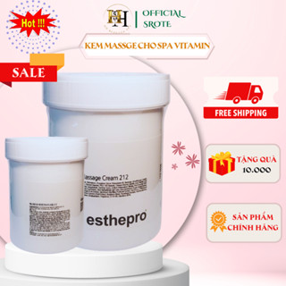  Kem massage Vitamin C Esthemax 212 1kg trắng da nâng cơ dành cho Spa chính hãng Esthepro Hàn Quốc 