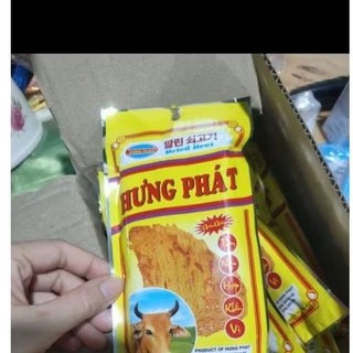 Khô bò miếng-10Bịch Mẫu mới 13g mỗi gói