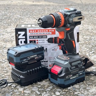Thân Máy Khoan Pin 10mm Hukan G1 - D55 3 Chức Năng Không Chổi Than Đầu Kẹp 10mm Bảo Hành 6 Tháng