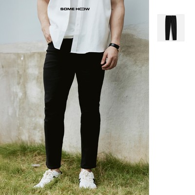 Quần Jean Nam Slim Essential The Black, Chất Vải Cotton Rayon Thoải Mái, QJ0110, SOME HOW STORE