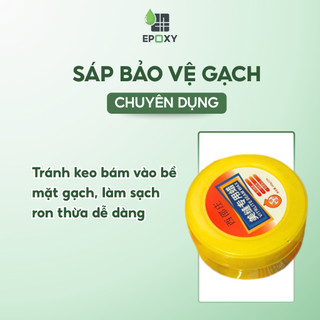  Sáp Chống Dính Keo Chà Ron Epoxy Bảo Vệ Bề Mặt Gạch Dễ Dàng Làm Sạch Keo Thừa 