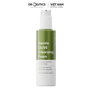   Chính hãng DrCeutics Sữa Rửa Mặt Gentle Olive Cleansing Foam Giúp Làm Sạch Sâu Cho Mọi Loại Da 
