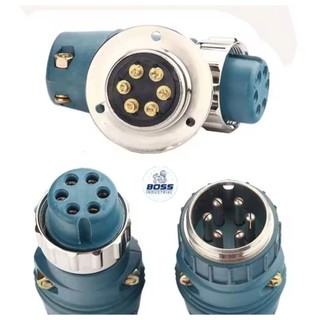 Giắc nối bộ cấp dây máy hàn mig (6 chân)