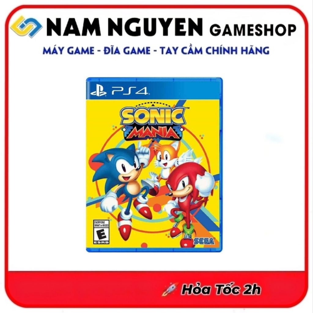 Đĩa Game PS4 | Sonic Mania (1-2 Players)
