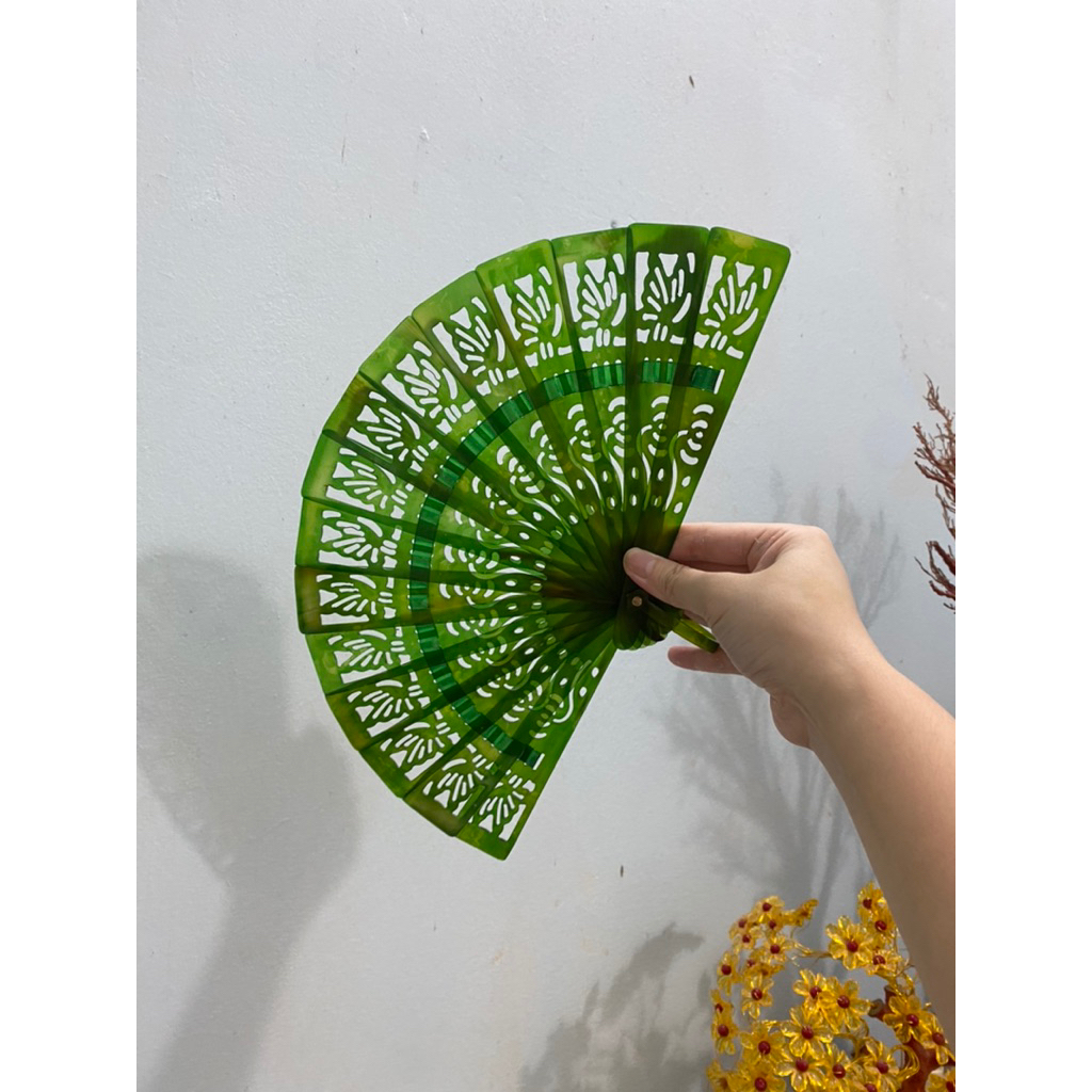 quạt sừng xanh