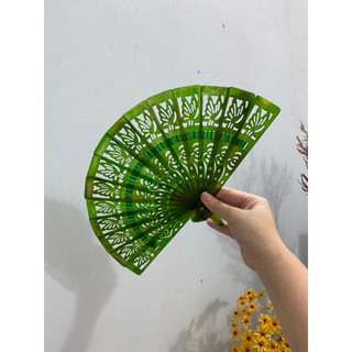 quạt sừng xanh