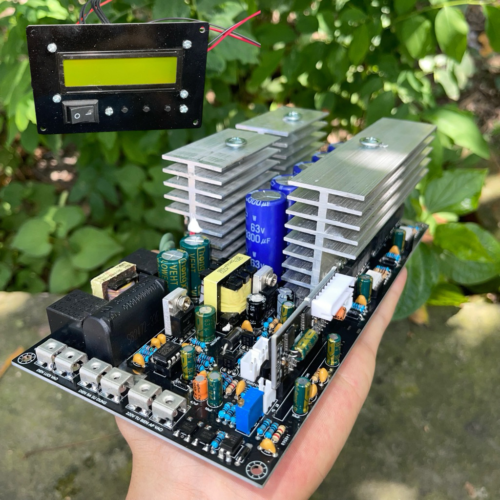 Mạch kích điện Sine chuẩn có UPS và sạc 5000w