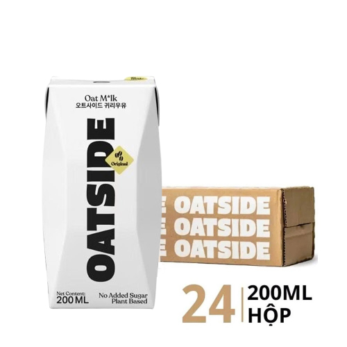 [INDONESIA] Sữa Yến Mạch Oatside 200ML Từ 100% Yến Mạch Úc Không Lactose Dễ Tiêu Hóa