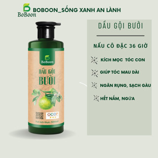 Dầu gội bưởi và bồ kết Boboon kích mọc tóc con, ngăn rụng, sạch gàu