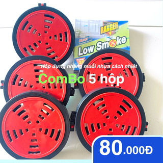    Combo 5 hộp   Khay Đựng Nhang Muỗi Bằng Nhựa ,Cách Nhiệt 
