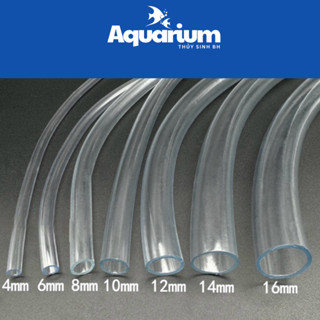  Ống nhựa dẻo trong suốt phi F8–F30 | Dẫn nước cho hồ cá thủy sinh tưới cây 