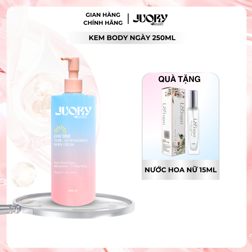 [Top Value] Kem Body Ban Ngày Juory - Dưỡng Ẩm, Trắng Da - 250ml