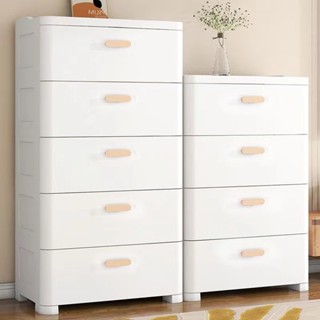 💖COD tủ nhựa duy tân💖Màu trắng tủ nhựa đa năng 4-7tầng tủ nhựa đựng quần áo Vững chắc PP nhựa tủ đầu giường/tủ quần áo