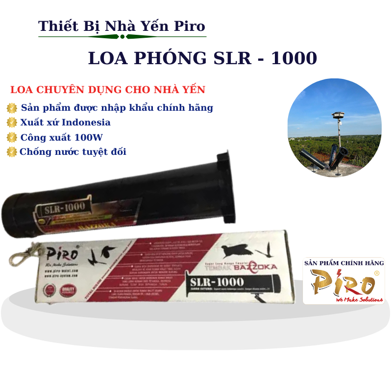 Loa Phóng nhà yến Bazzoka Piro SLR1000 nk Indonesia