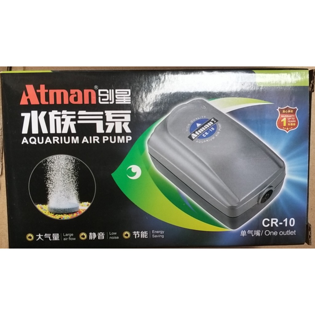 Máy sủi oxy Atman CR-10 (3W) 1 vòi