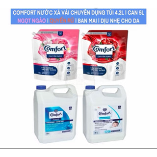 Nước xả làm mềm vải Comfort can chuyên dụng 5L.