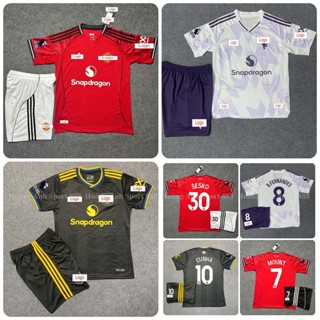 Bộ Quần Áo Bóng Đá CLB MU 2025/2026 Chuẩn Thi Đấu Vải Polyester Thái Gai Lưới