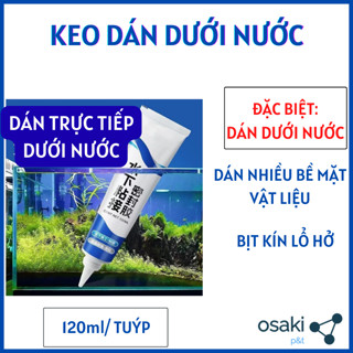  Keo dán đa năng Keo dán dưới nước dán sắt nhựa gỗ gốm bê tông dính cứng nhanh khô  120ml Tuýp  
