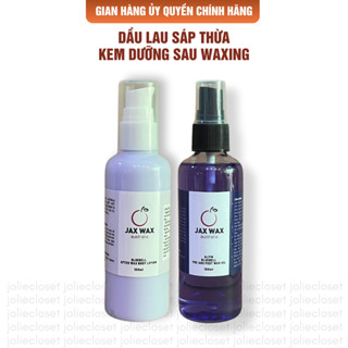  Dầu lau sáp thừa và kem dưỡng da sau wax lông JAX WAX nhập khẩu chính hãng làm dịu da giảm đỏ da lông mọc ngược 100ml 