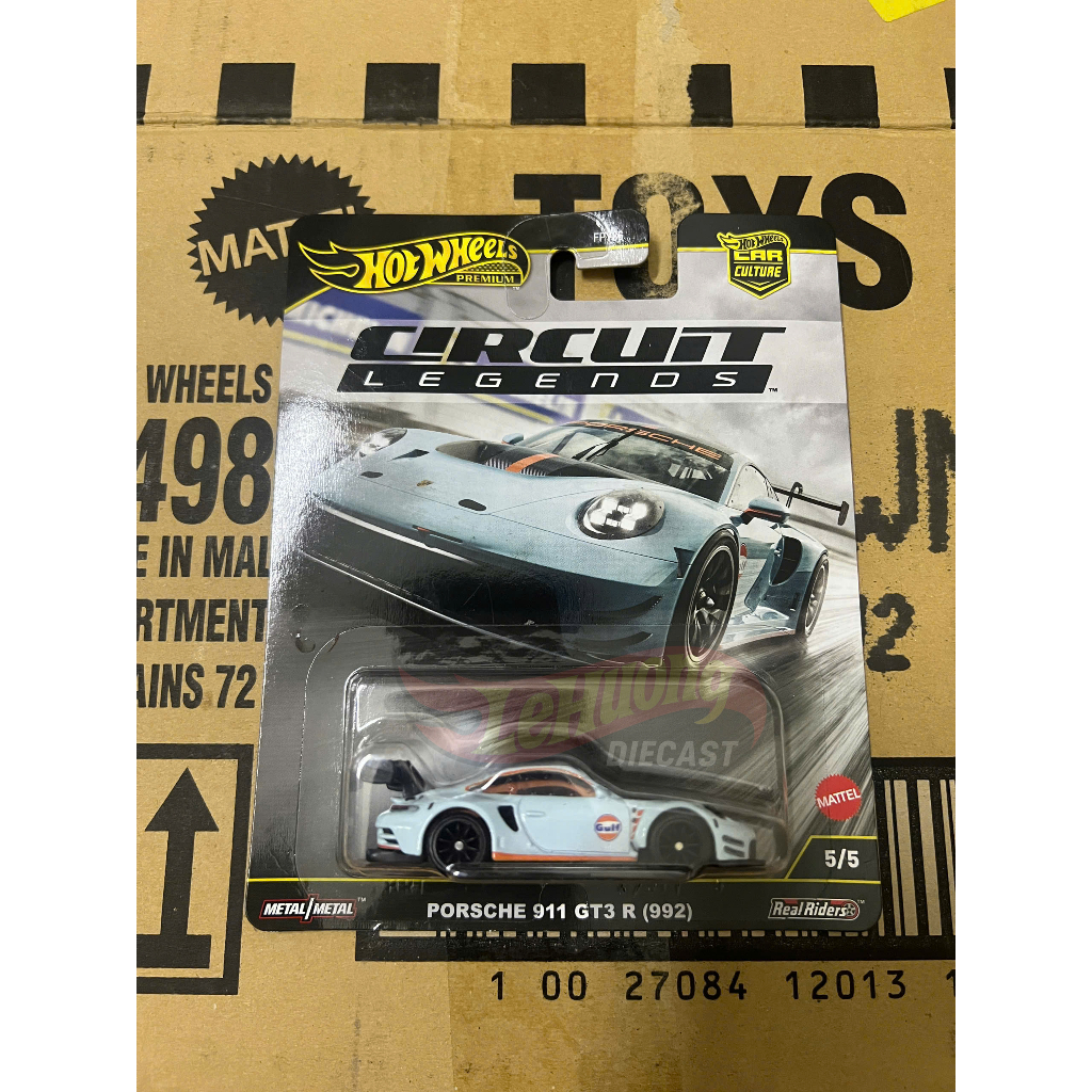 LeHuong Diecast - Xe Hot Wheels Porsche 911 GT3 (992) Cyan Gulf Circuit Legends