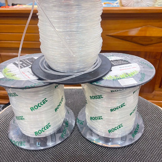 Cước trắng tròn trong suốt dùng Cắt cỏ, Treo đồ, Thả diều loại sịn ROCKET chất lượng cao, dẻo dai, siêu bền