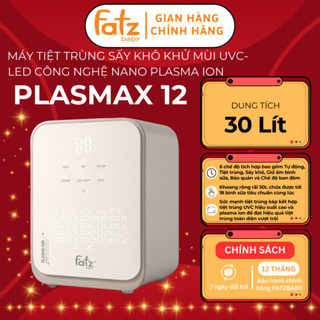 Máy tiệt trùng sấy khô khử mùi UVC-LED công nghệ Nano Plasma Ion FATZ BABY Plasmax 12 FB4828ZH