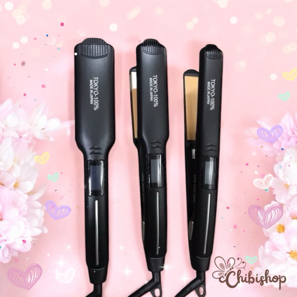 Máy Duỗi Là Tóc TOKYO Chuyên Salon, Máy Tạo Kiểu Tóc Mặt Sứ Ceramic Bóng Mượt Bảo Vệ Tóc, Không Gây Rối Tóc