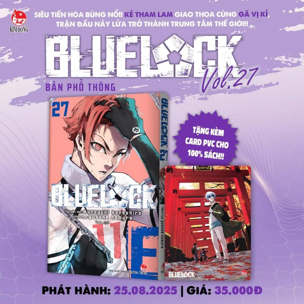 Truyện tranh - Blue Lock - Tập 27 seal (tuỳ chọn phiên bản)