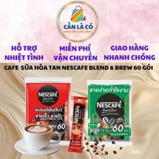 CAFE SỮA HÒA TAN NESCAFE BLEND & BREW 60 GÓI