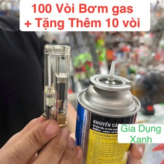  SỈ 100 Đầu bơm gas bật lửa bơm gas hột quẹt gas bơm bật lử.a,đầu bơm cho bật lửa bằng bình ga mini 