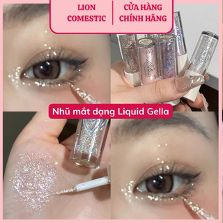   GELLA'S  Nhũ Mắt Kim Tuyến Dạng Liquid Gella's Trang Điểm Lấp Lánh Lâu Trôi 