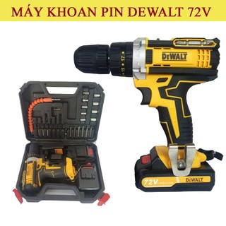  Máy Khoan Pin CẦM TAY DEWALT 99V  -  3 Chức Năng - Tặng 24 Món Phụ Kiện ĐA Năng 