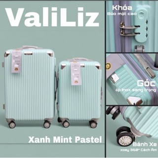 Vali kéo Cao Cấp Bo Góc Kim Loại, Chống Vỡ, Chốn Móp, Chống Trộm, Bảo hành 10 năm - MS867