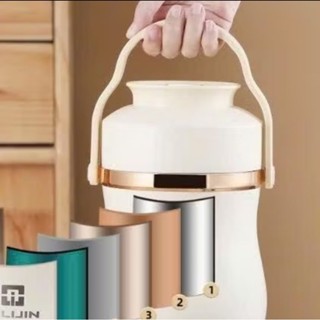  Hủ đựng ủ Cháo chân không chất liệu inoc 304,có quai xách tay dung tích 2000ml,an toàn sử dụng 570  