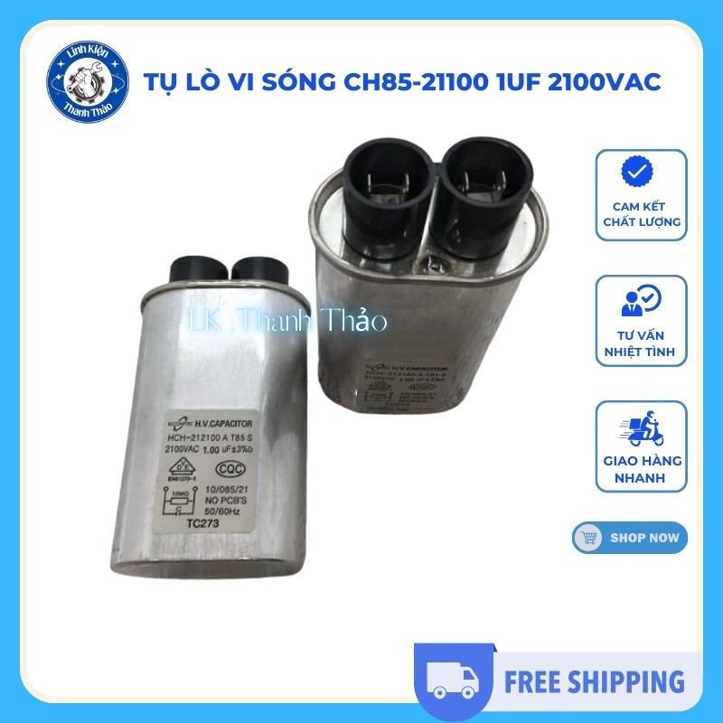Tụ Lò Vi Sóng CH85-21100 1uF 2100VAC