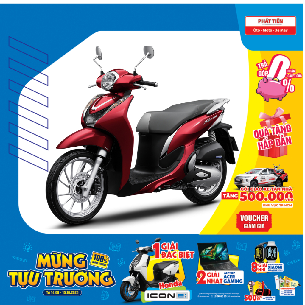  Xe máy Honda SH Mode Tiêu Chuẩn 2024 Phanh CBS 