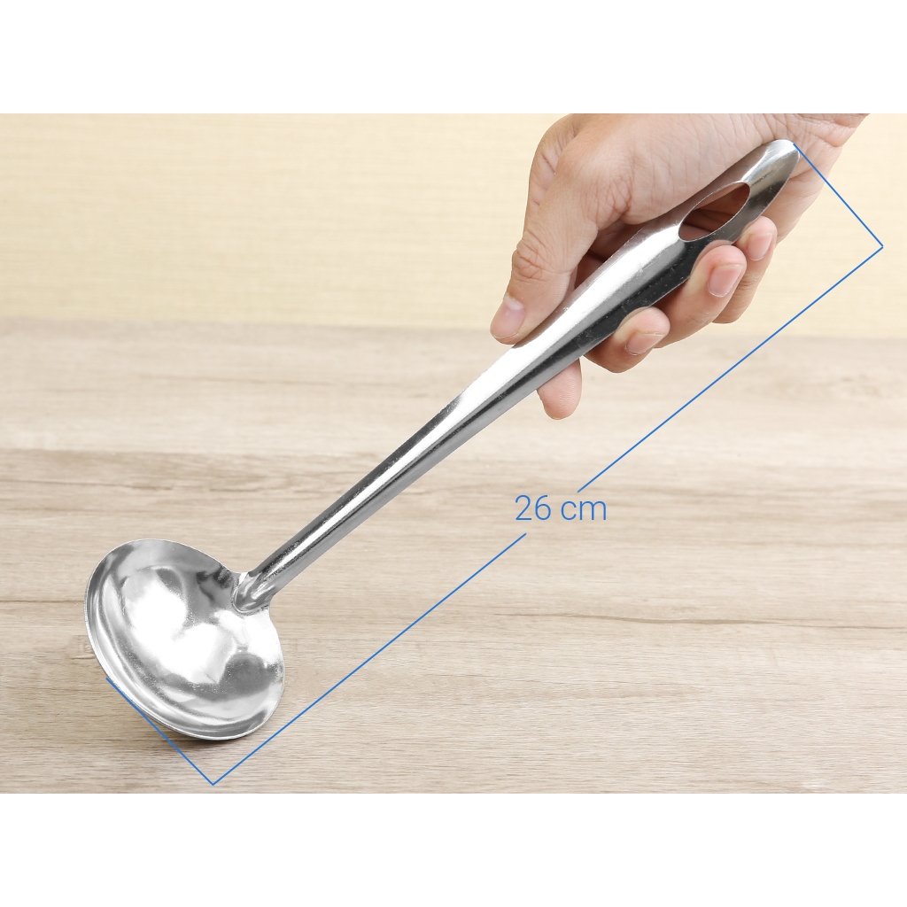 Muôi hoặc vá múc canh, múc lẩu INOX nhiều size