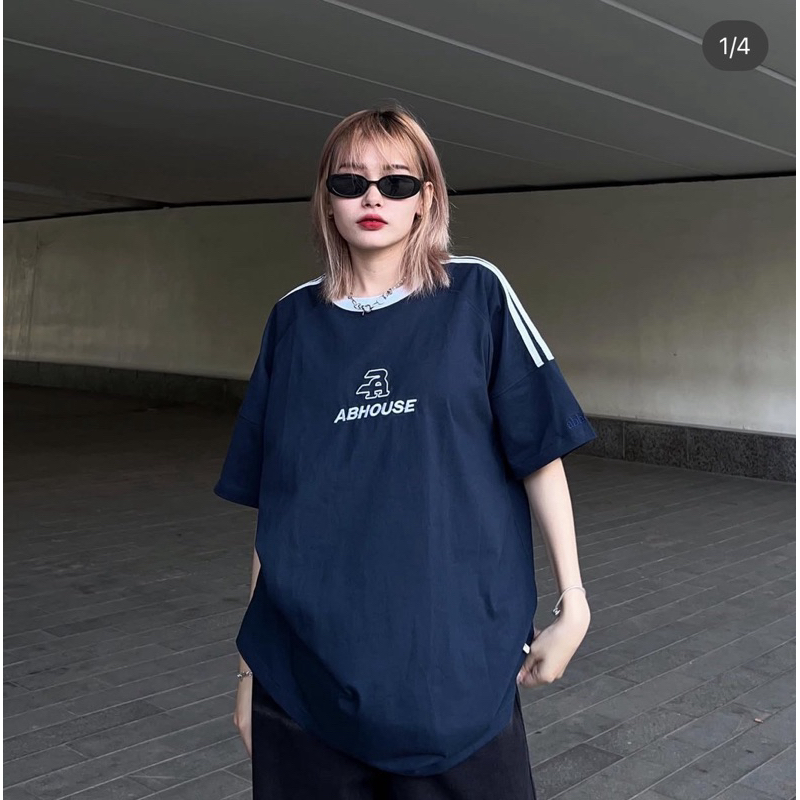 pass áo thun ab house xanh navy