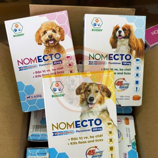 Nomecto BOSSEN - Viên Nhai Mềm Diệt Ve, Rận, Viêm da do Demodex - An toàn cho thú mang thai