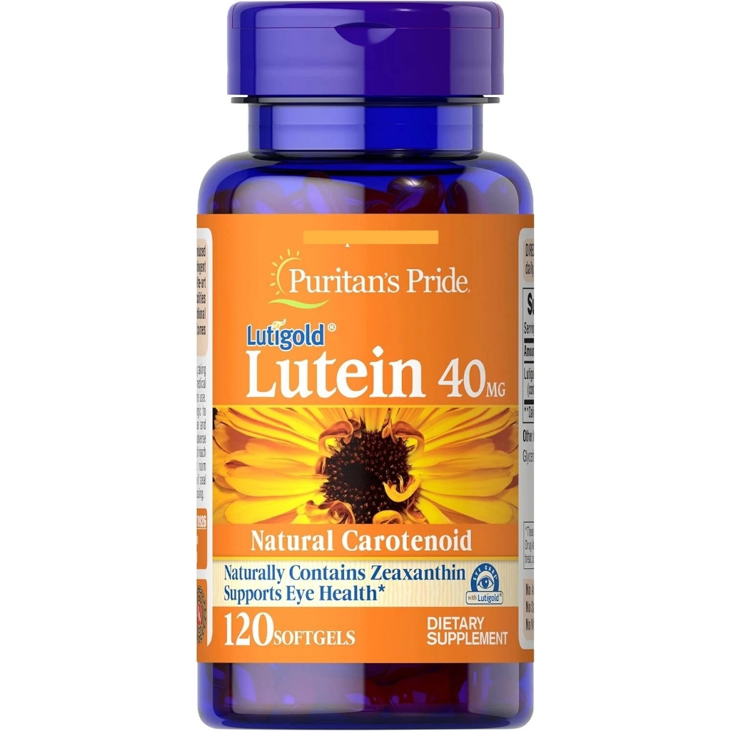 Viên uống Lutein with Zeaxanthin 40mg Puritan's Pride hũ 120 viên [Hàng Mỹ]