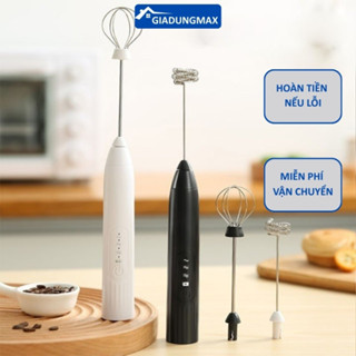 Máy Tạo Bọt Cafe 3 Tốc Độ, Máy Đánh Trứng Mini Cầm Tay Không Dây, Hỗ Trợ Sạc Pin Tiện Lợi Sử Dụng
